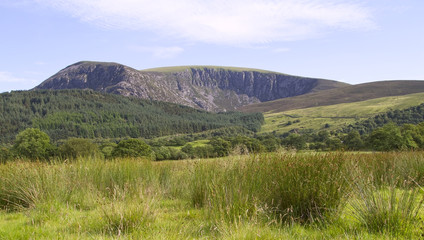 View of mountain from Betws Garmon, North Wales.