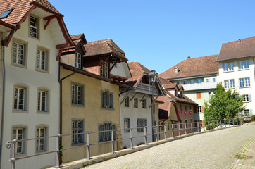Fototapeta na wymiar Old town in Switzerland