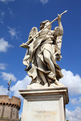 Rome - angel sculpture at Sant'Angelo Bridge