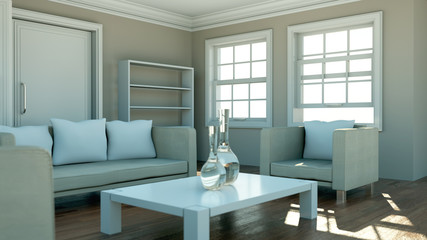 Wohndesign - Wohnung beige