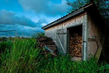 Old and hand made barn