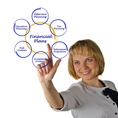 Diagram of financial plan