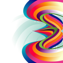 vector colorful wave