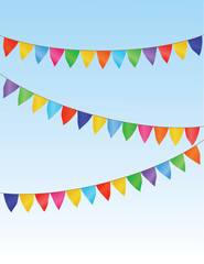 vector flag garland