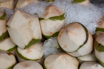 Fresh coconuts