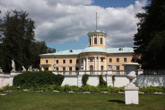 Russia, Moscow region. Museum-estate Arkhangelskoe. Palace.