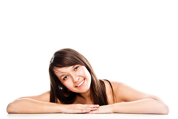 Obraz premium Image of a young and beautiful woman