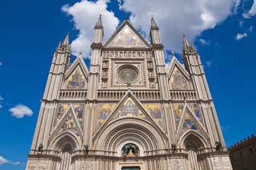 Fototapeta na wymiar Katedra w Orvieto. Umbria. Włochy.