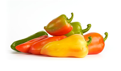 Red, Green, Orange and Yellow Bell Peppers