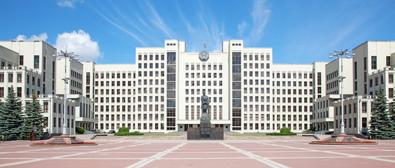 Parliament building in Minsk. Belarus