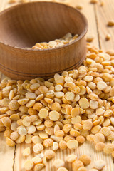 Dry split yellow peas
