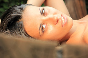 portrait of sexy woman
