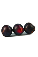 usual dark blue plums