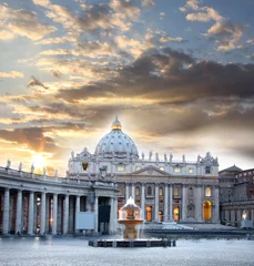 Foto op Canvas Basilica di San Pietro, Vatican, Rome, Italy © Tomas Marek