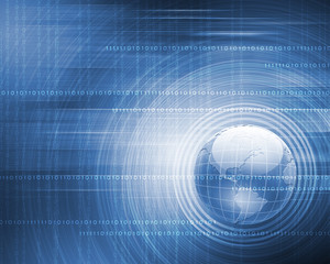 Obraz premium Global technology image