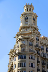 Fototapeta na wymiar Historyczny budynek w Walencji