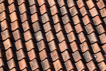 Old roof tiles