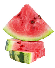 fresh watermelon isolated on white