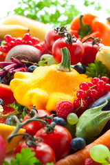 vegetables,fruits and berries