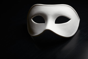 white mask