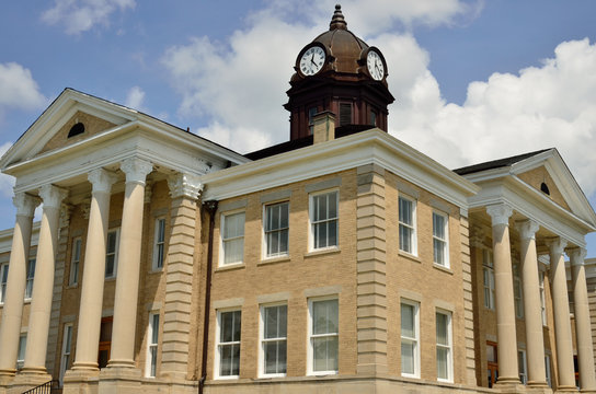 Irwin County Court House In Ocilla Georgia