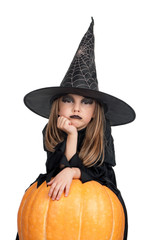 Child in halloween costume
