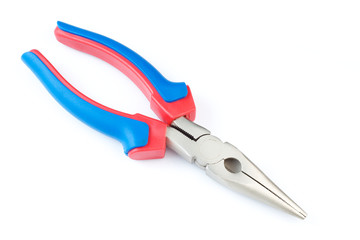 flat-nose pliers isolated on a white background