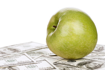 Dollars and apple