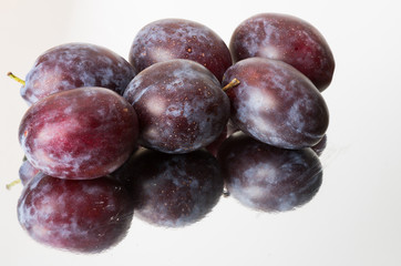 Blue plums or prunes