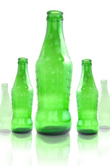 many green bottles