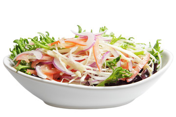 Enoki and Chicory Lettuce Salad
