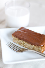 Butterfinger Oatmeal Bars zoomed in