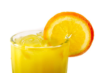 fruit cocktail  closeup