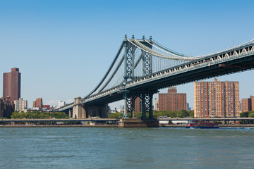Fototapeta na wymiar Manhattan Bridge w Nowym Jorku