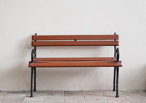 Wooden bench