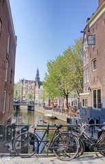 Fototapeta premium pont d'admsterdam