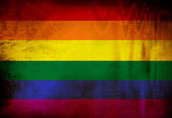 Gay pride flag