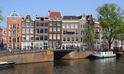 Naklejka premium quai d'amsterdam