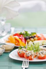 Wedding table setting