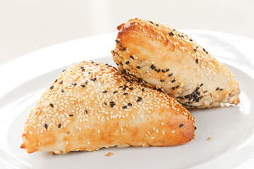 buns with sesame seeds