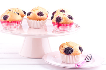 blackberry muffins