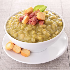 split pea with bacon