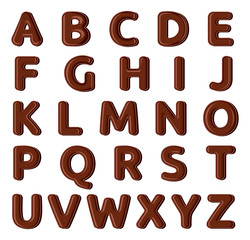 chocolate alphabet