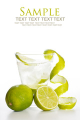 Vodka with lime