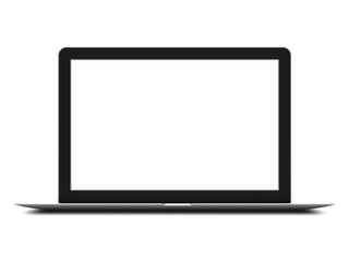 laptop isolated on white background