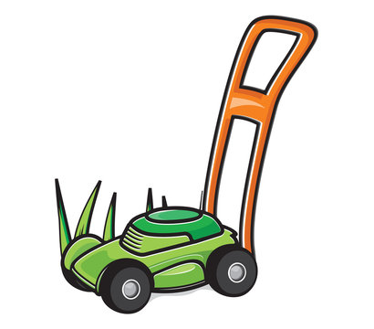 recommend clip art: Lawn Mower