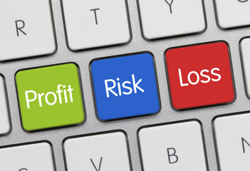 Profit, risk, loss keyboard