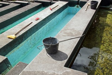 Obraz premium bassins de pisciculture