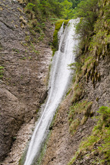 Duruitoarea Waterfall (1210 m), Ceahlău Massif, Carpathians