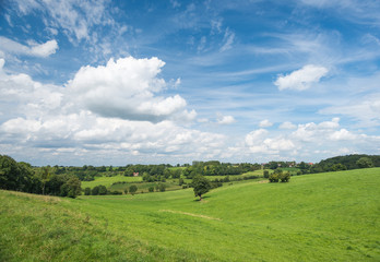 Fototapeta na wymiar Krajobrazu wiejskiego w lecie